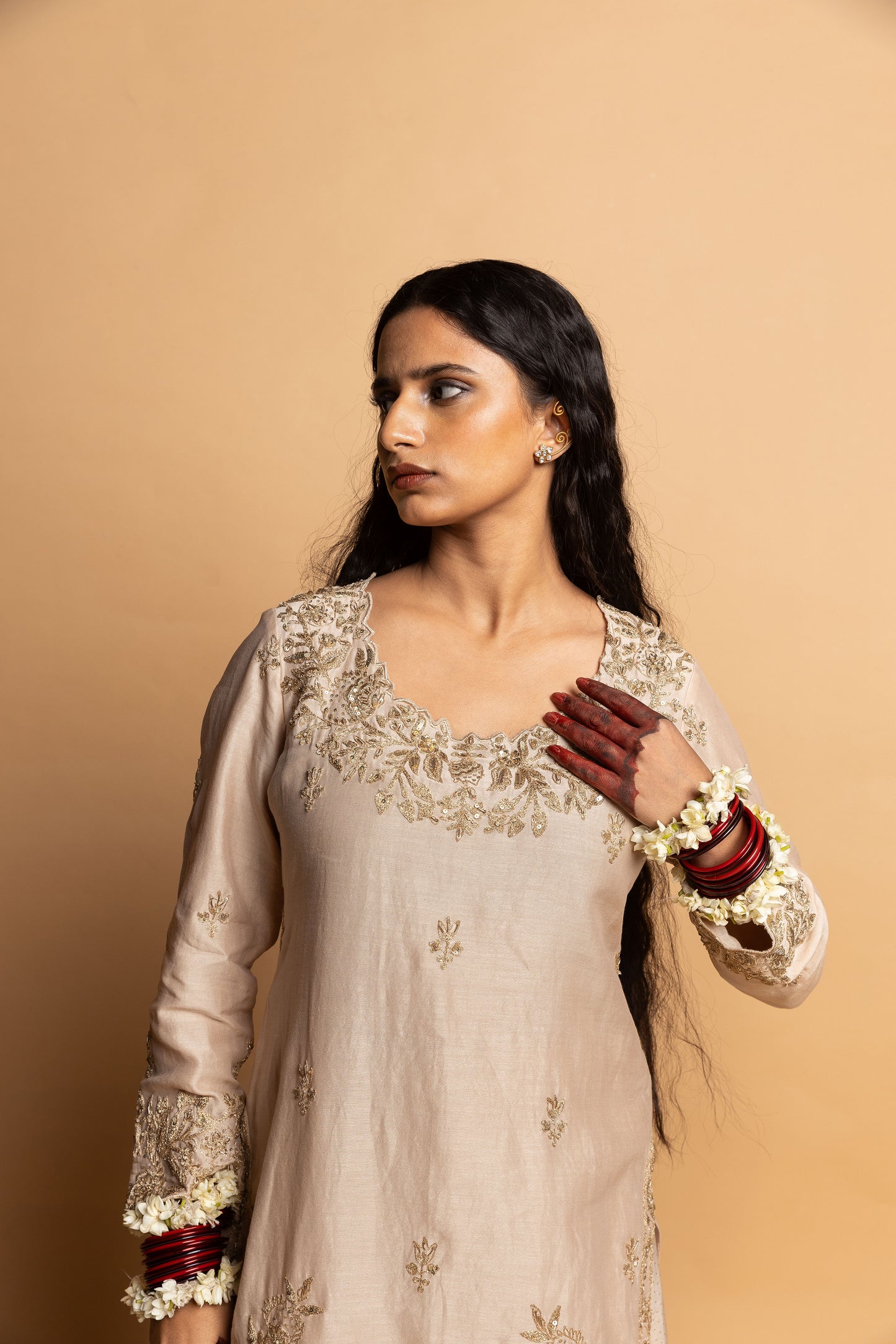 Chandrika embroidered kurta set