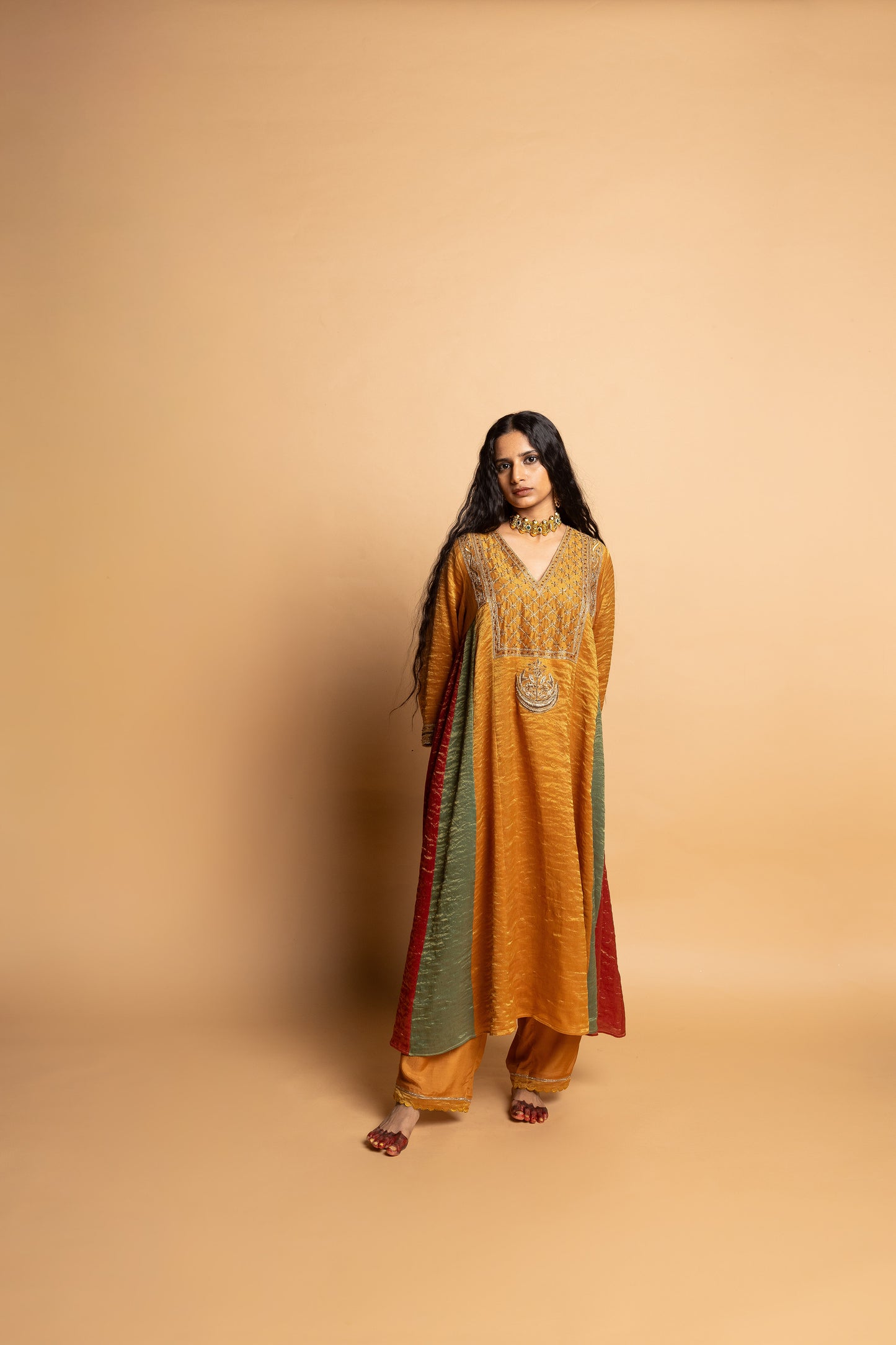 Zari Zauq embroidered pants