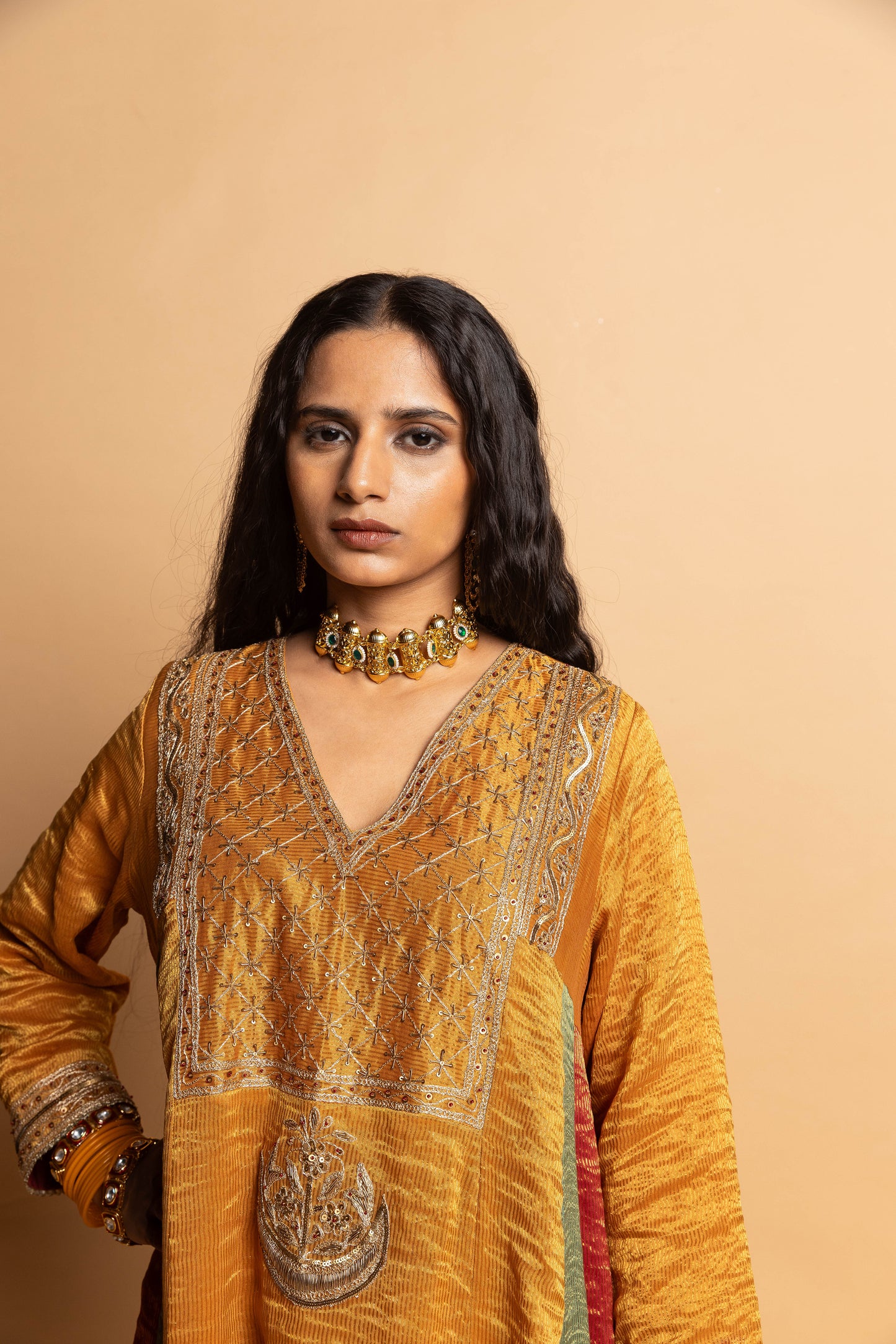 Zari Zauq embroidered kurta