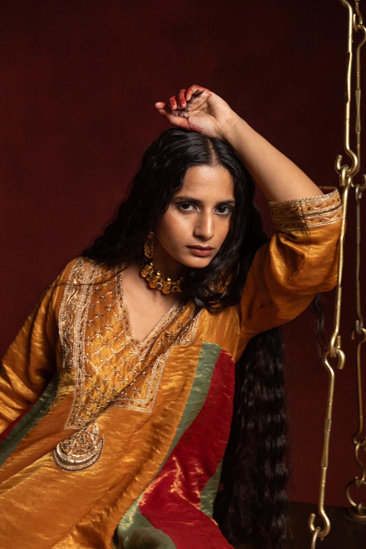 Zari Zauq embroidered kurta set