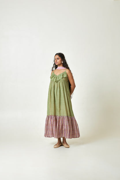 Meadow Glow Block Printed Dress