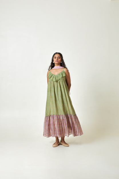 Meadow Glow Block Printed Dress