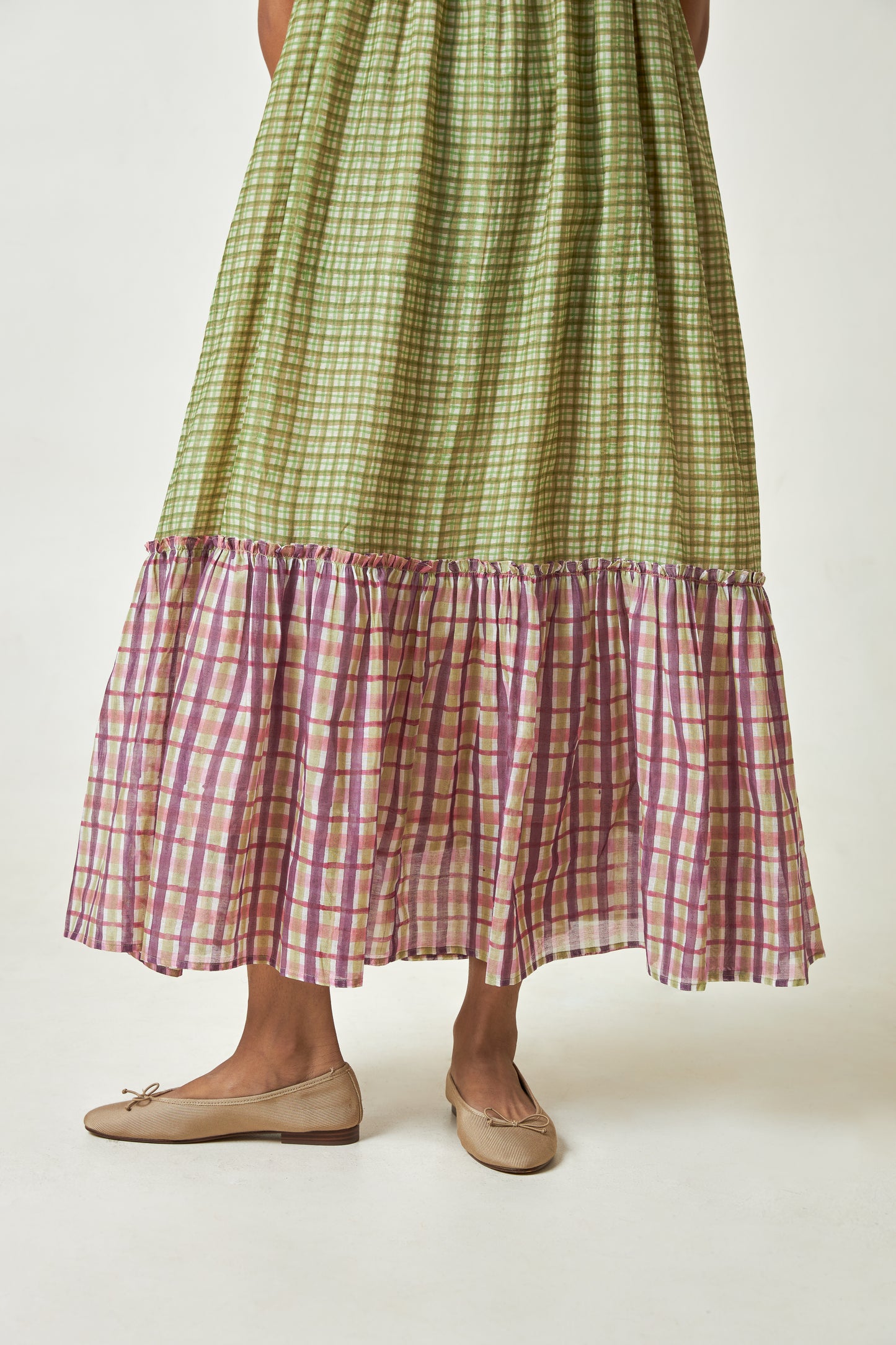 Meadow Glow Block Printed Dress