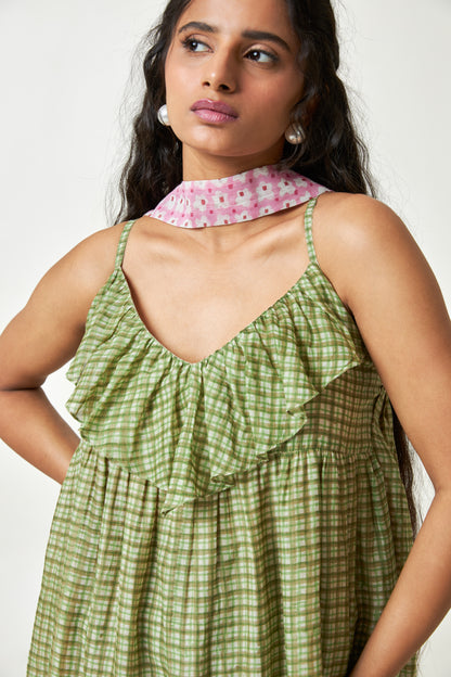 Meadow Glow Block Printed Dress