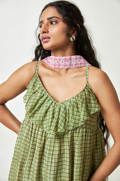 Meadow Glow Block Printed Dress