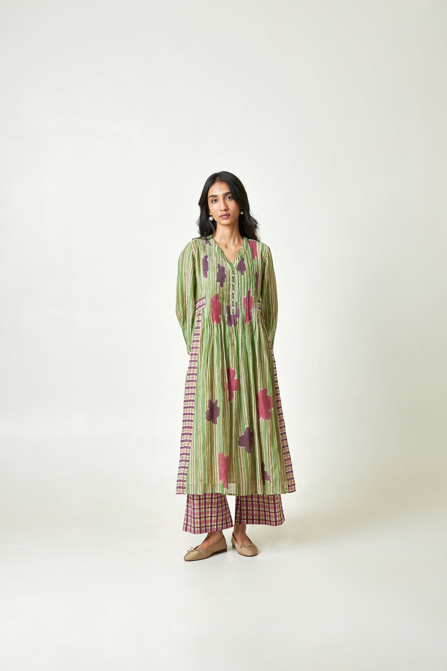 Palmshade Block printed  kurta