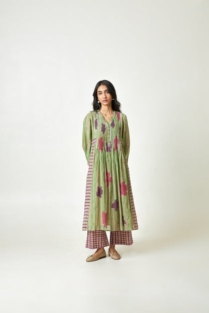 Palmshade Block printed  kurta