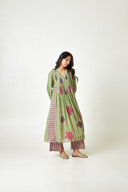 Palmshade Block printed  kurta