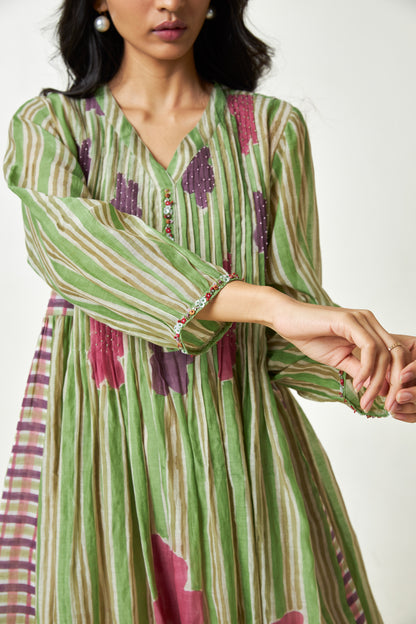 Palmshade Block printed  kurta