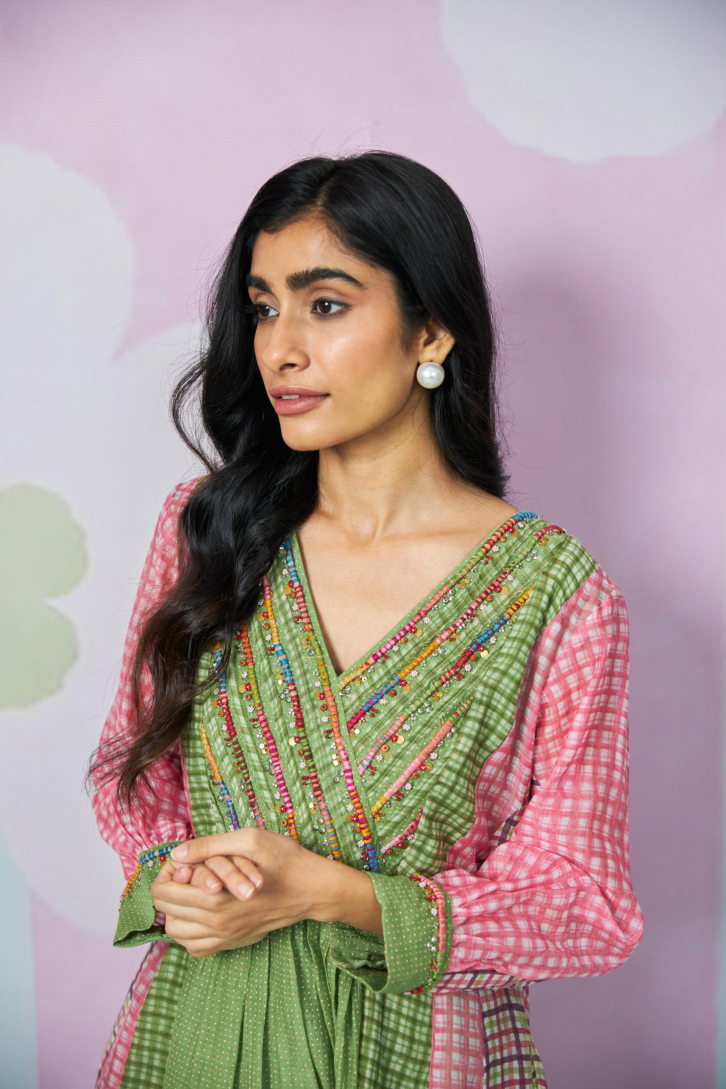 Roseglow Embroidered kurta
