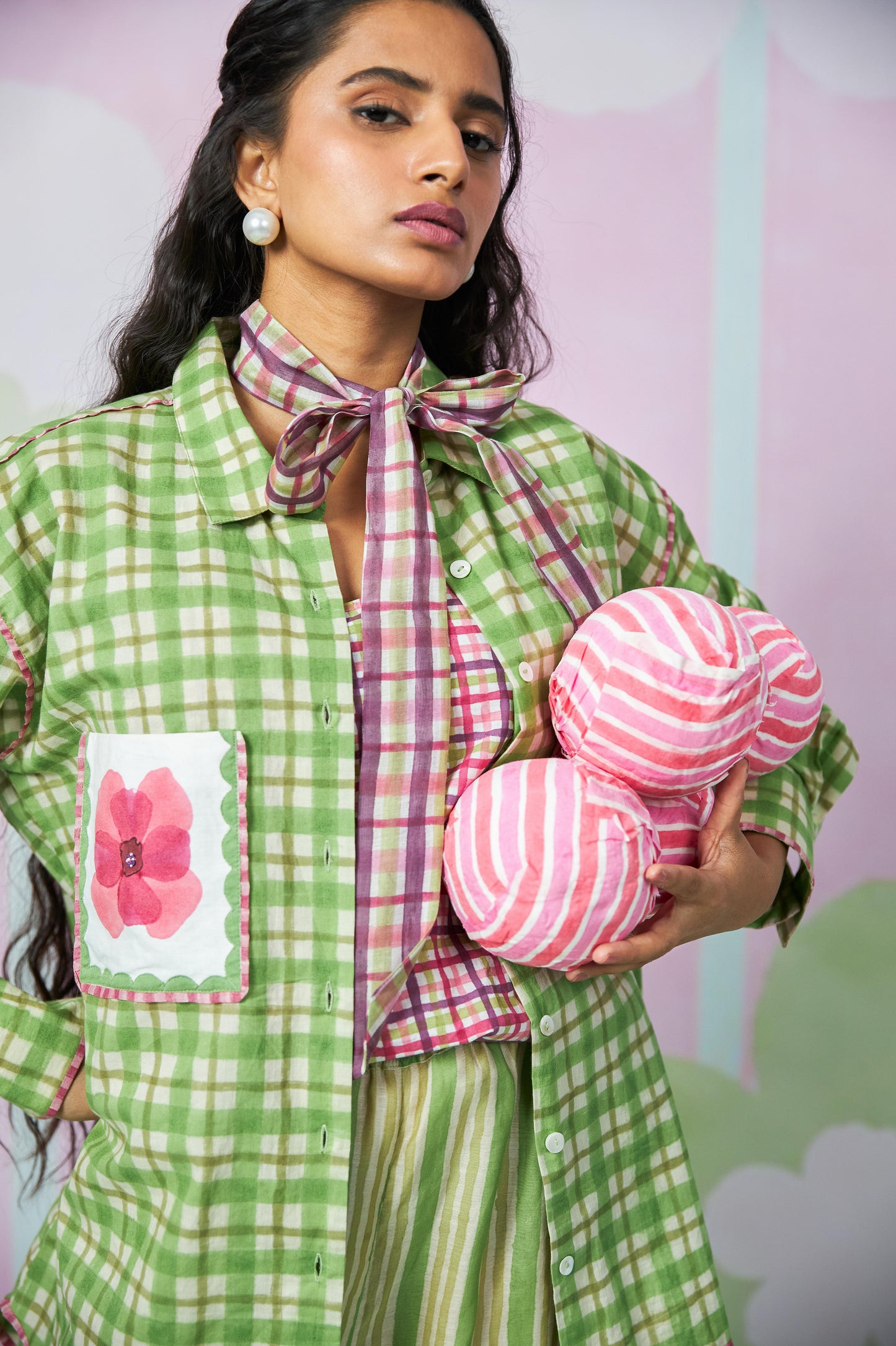 Coconut Grove Block Printed Shirt