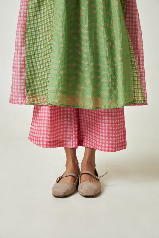 Roseglow Block Printed Pants