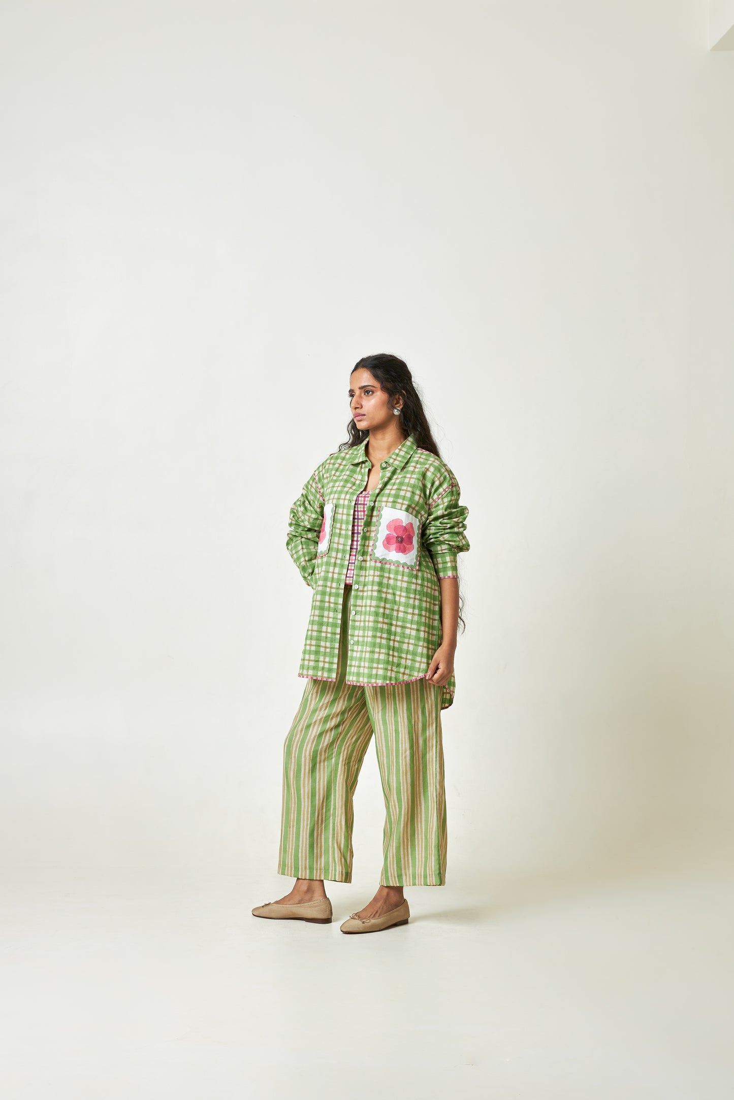 Coconut Grove Block Printed Shirt