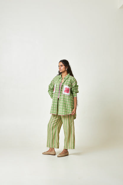 Coconut Grove Block Printed Shirt