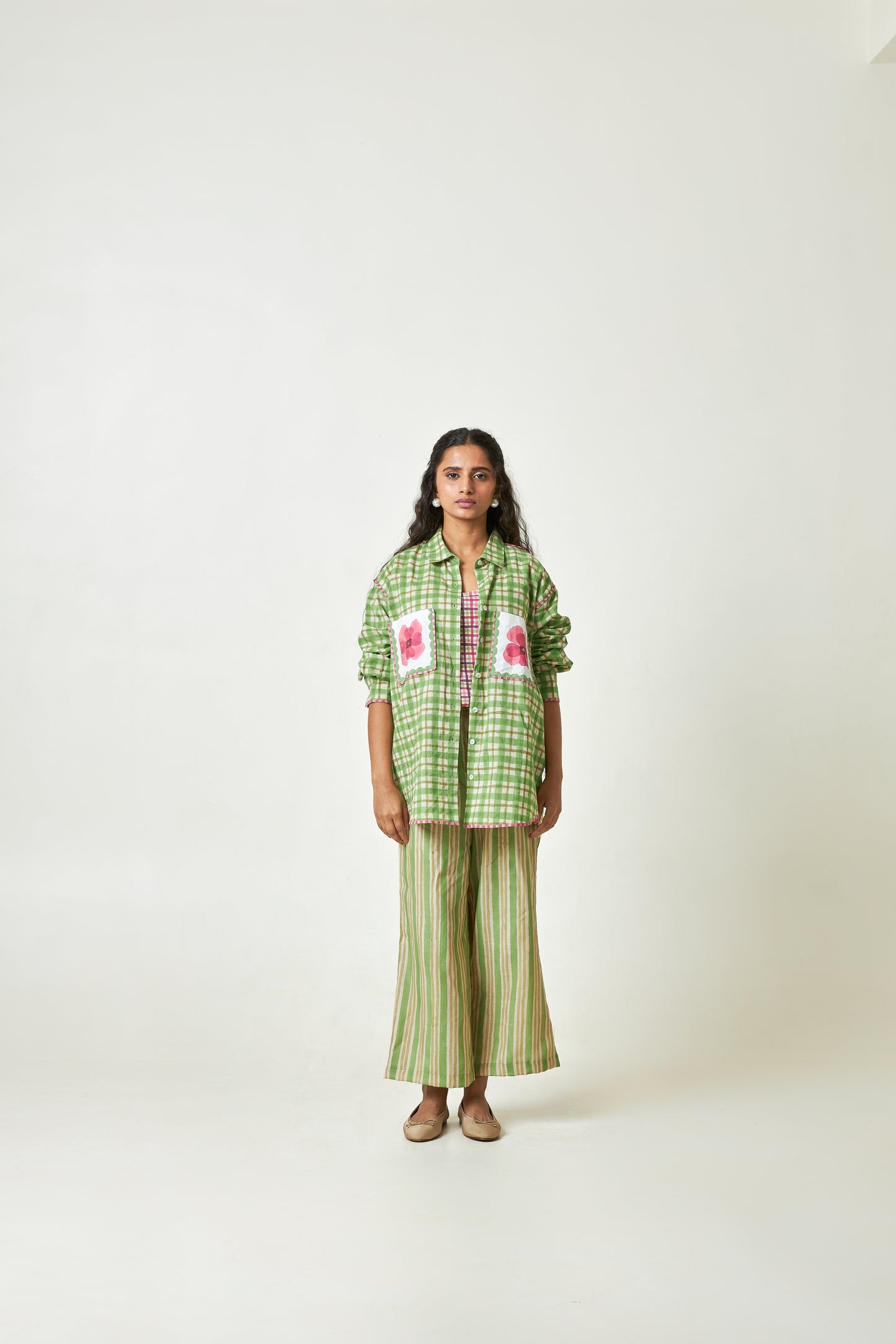 Coconut Grove Block Printed Shirt
