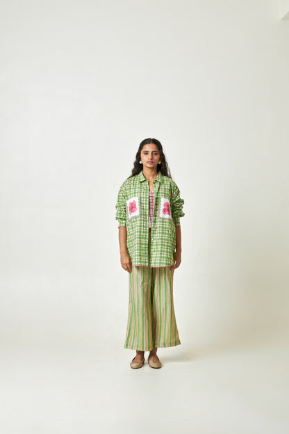 Coconut Grove Block Printed Shirt