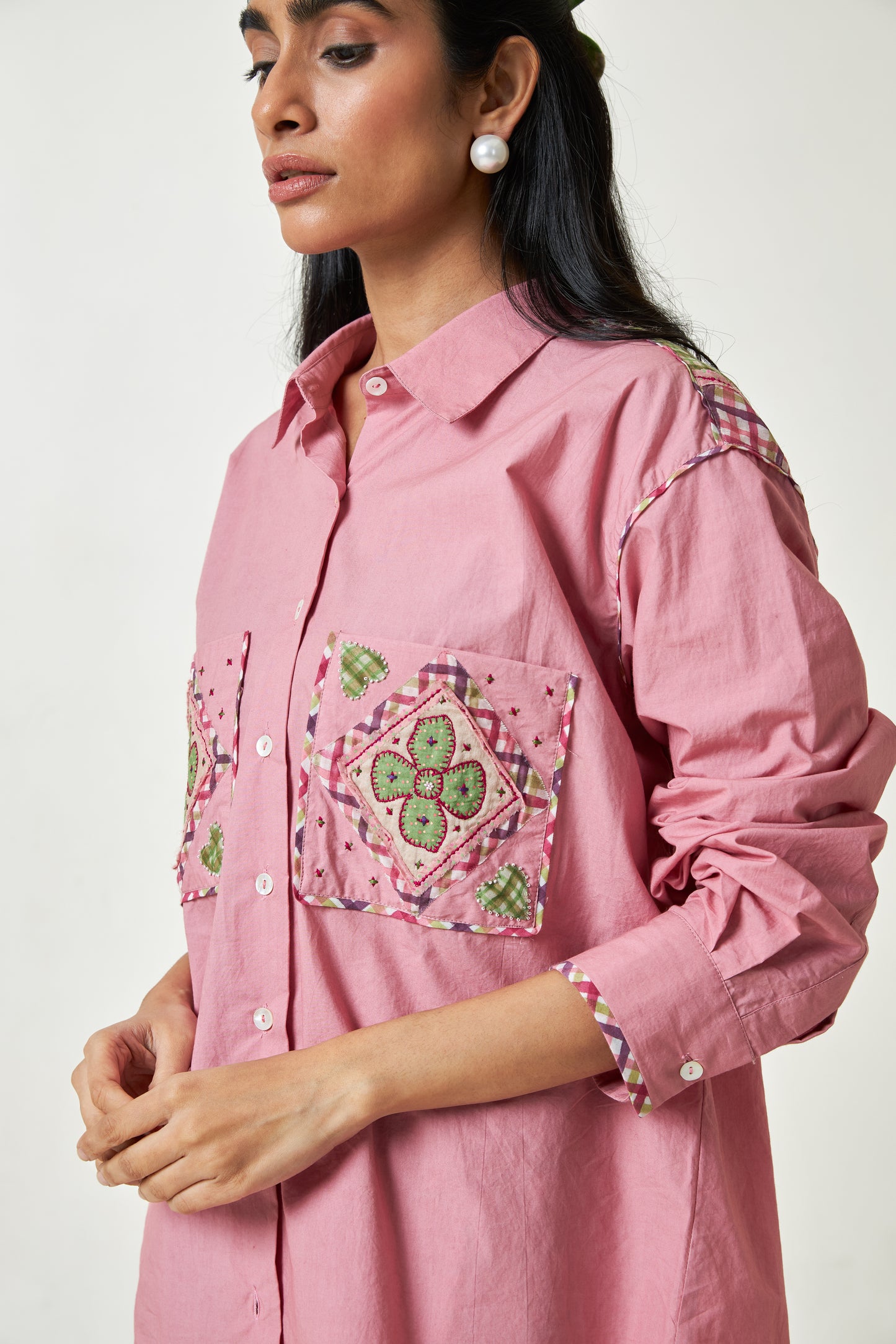 Daylight Rosé Embroidered Shirt