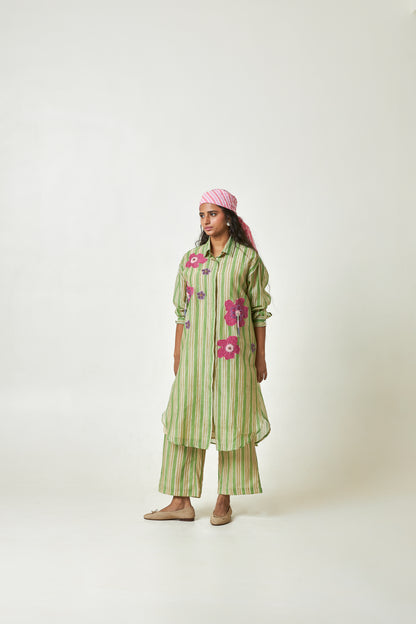Petal Haze Block Printed Tunic