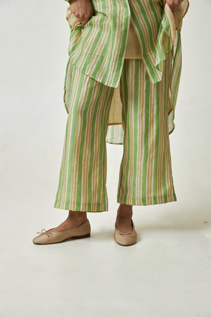 Petal Haze Block Printed Pants