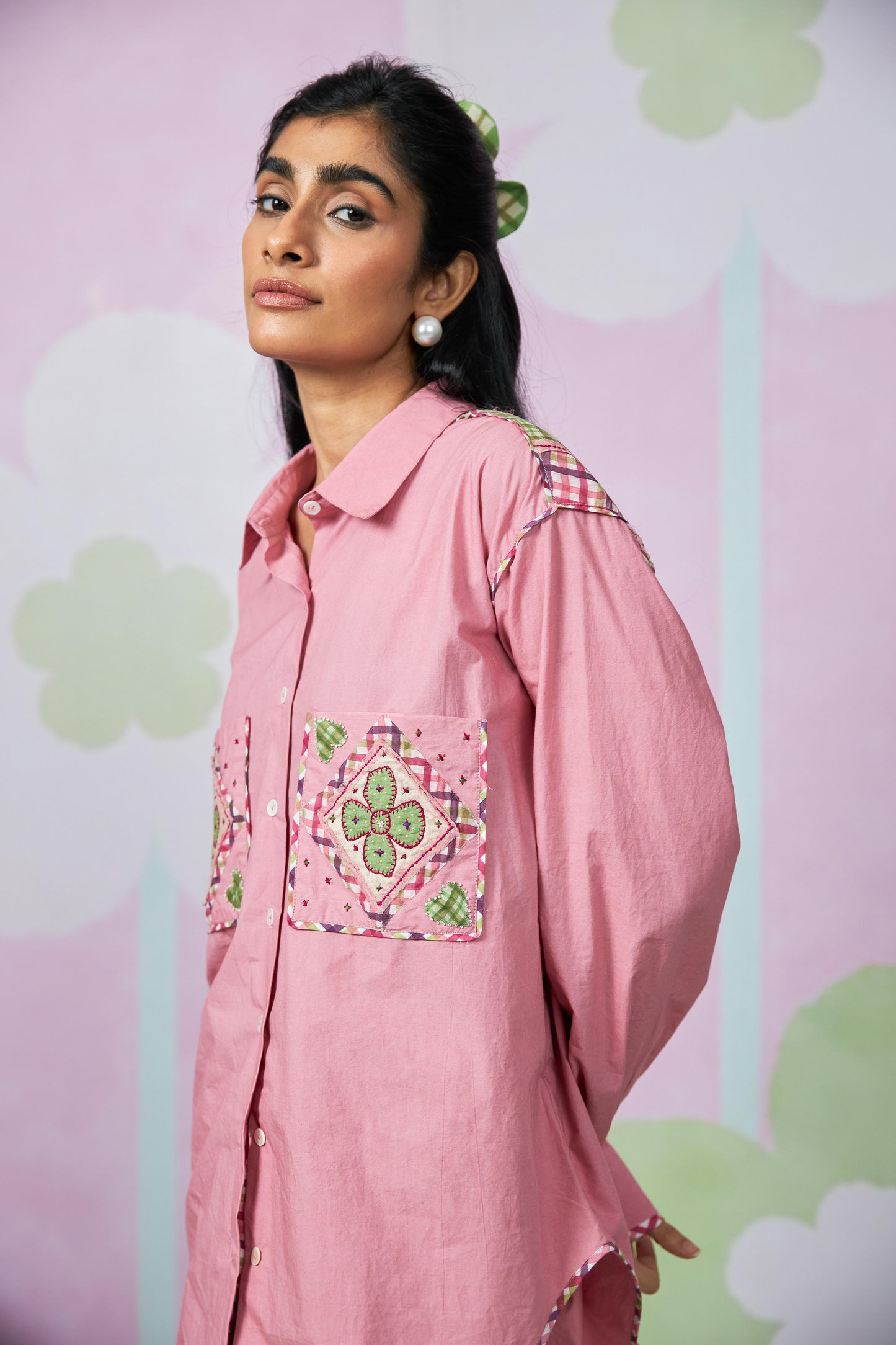 Daylight Rosé Embroidered Shirt