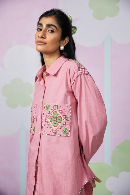 Daylight Rosé Embroidered Shirt