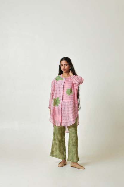 Camellia Block Printed Co-ord Set- Set of 2