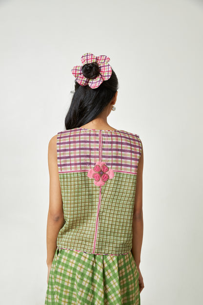 Petal Mosaic Block Printed Vest