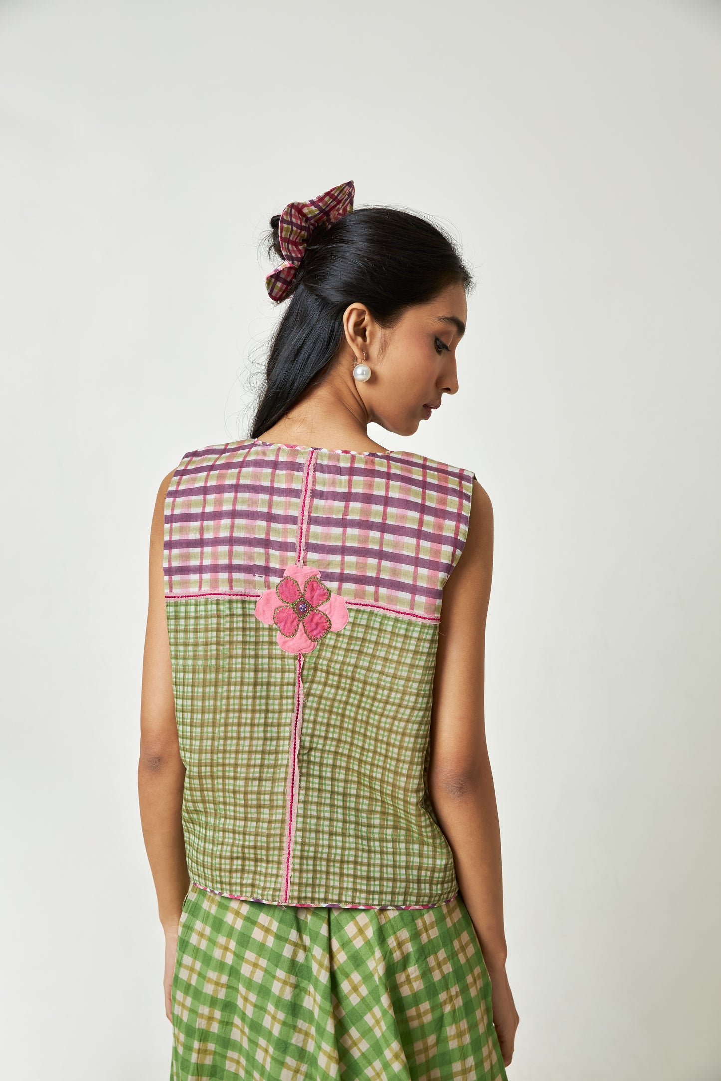 Petal Mosaic Block Printed Vest