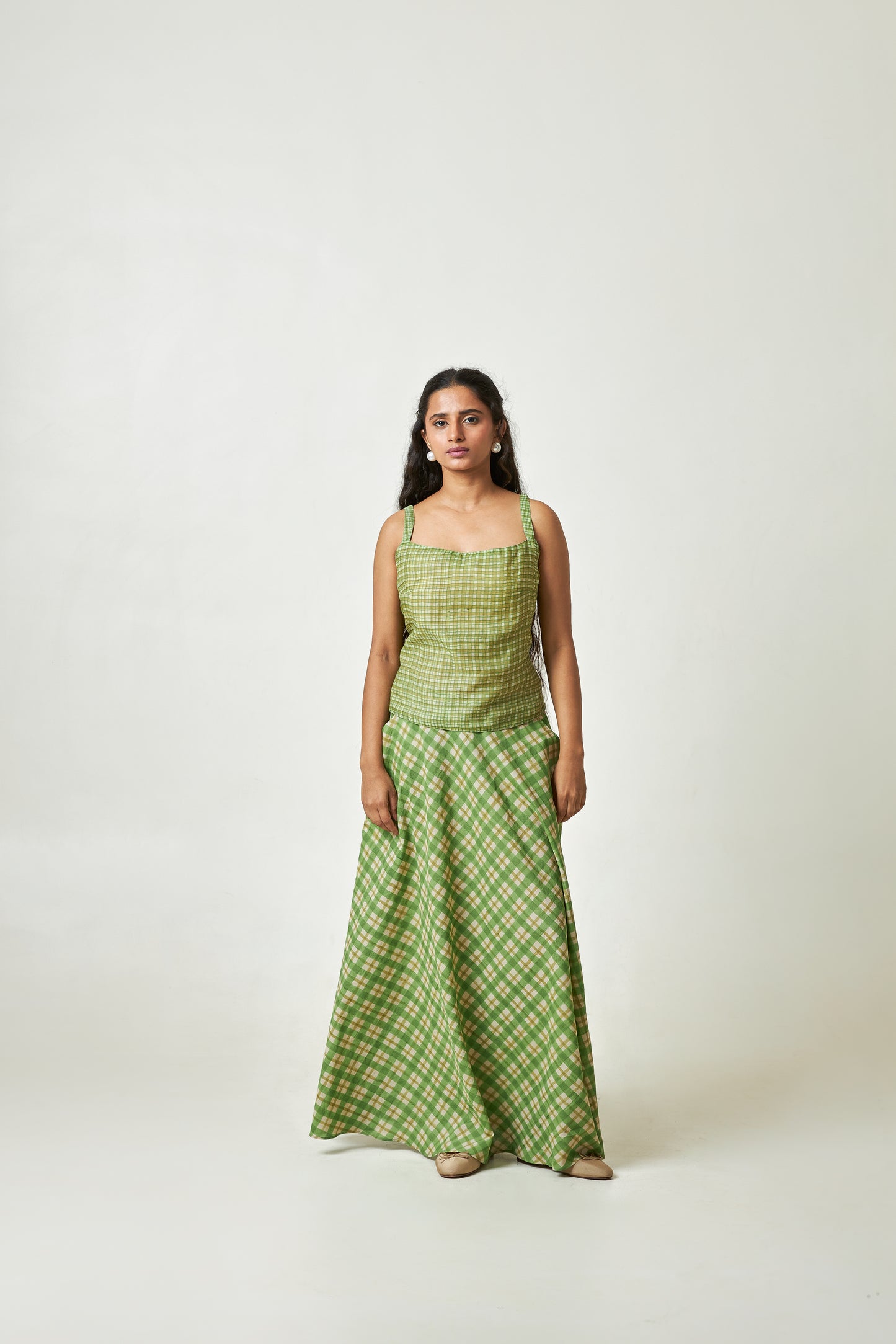 Garden Whispers Block printed Top