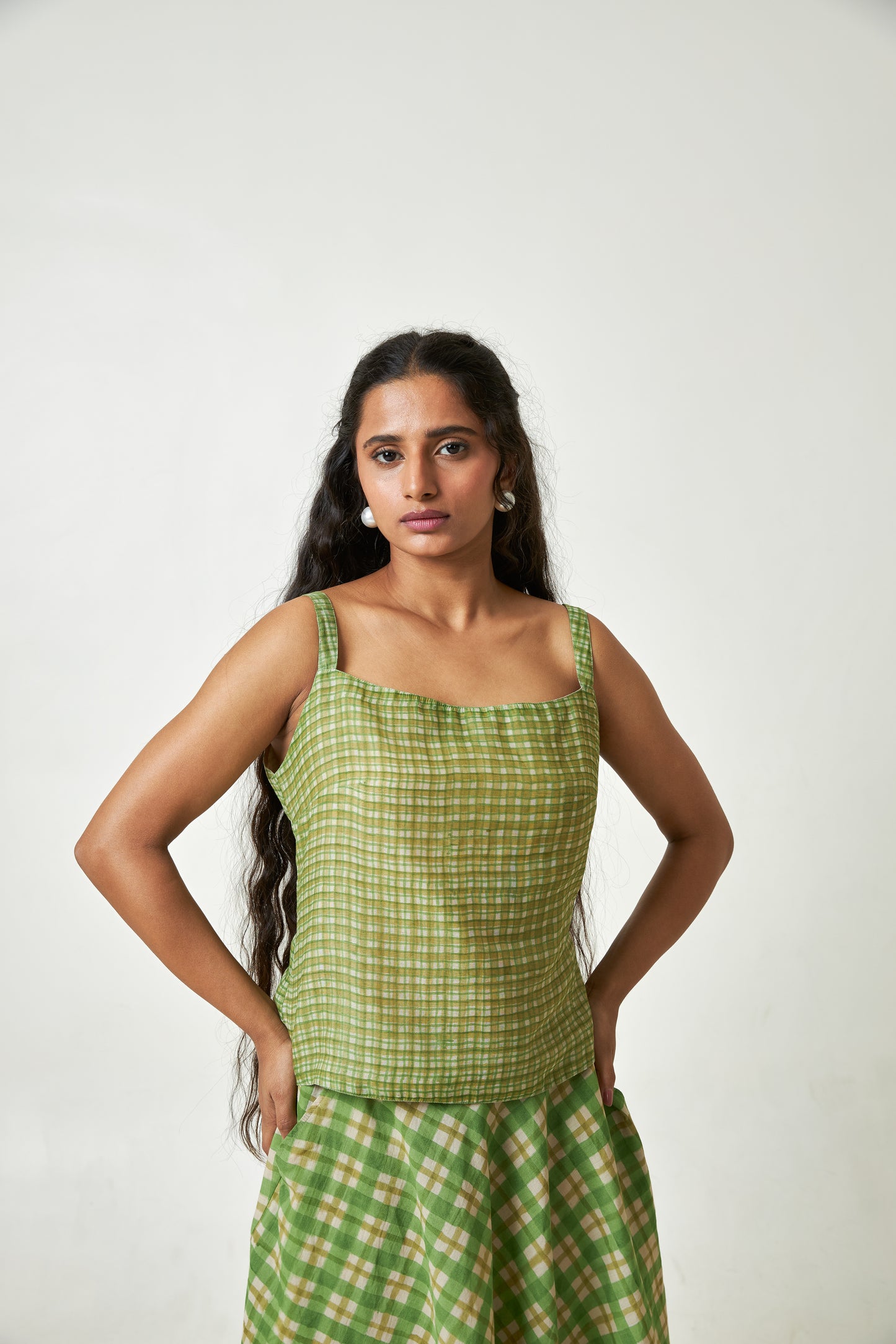 Garden Whispers Block printed Top
