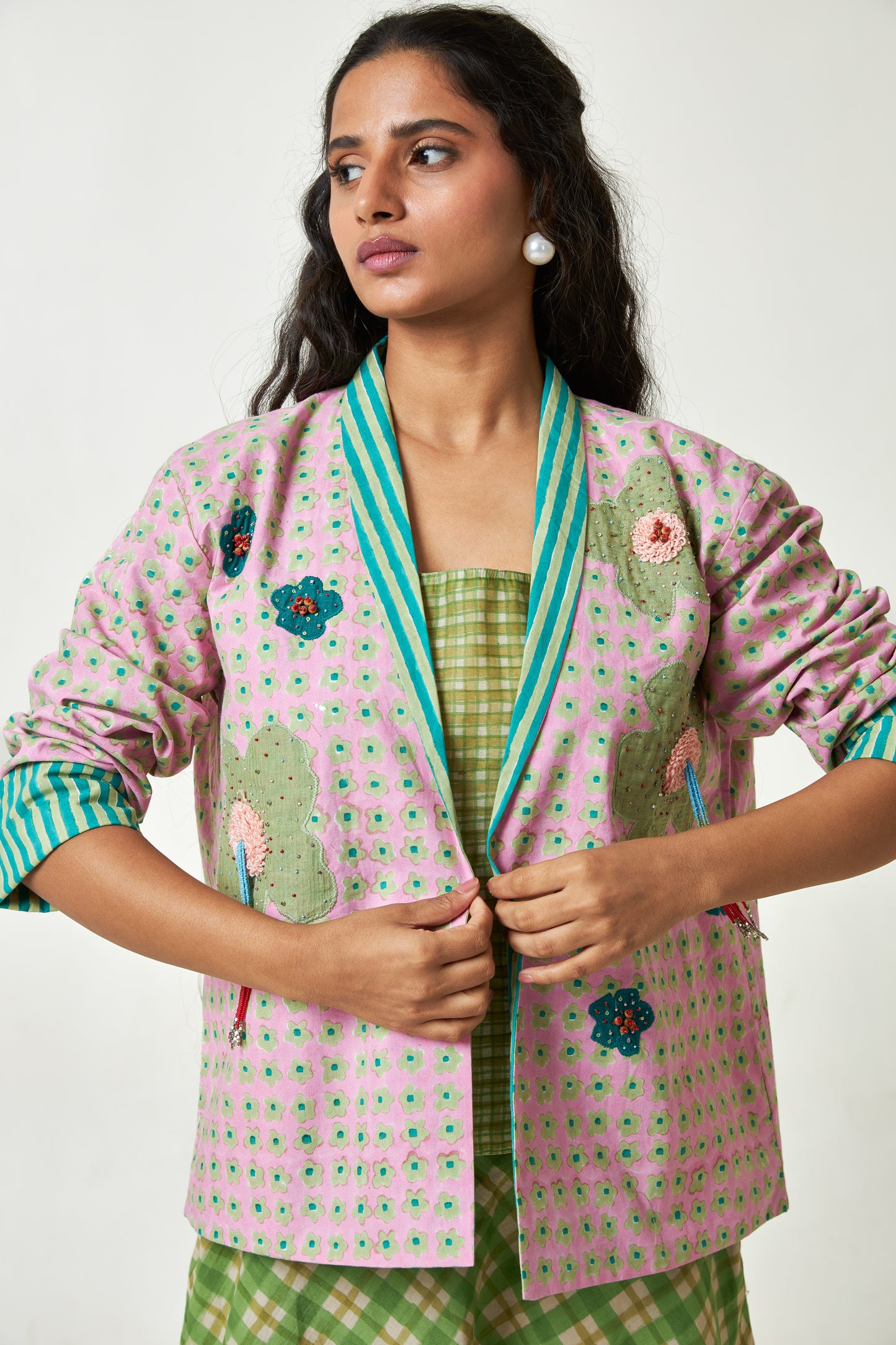Orchard Muse Block Printed Jacket