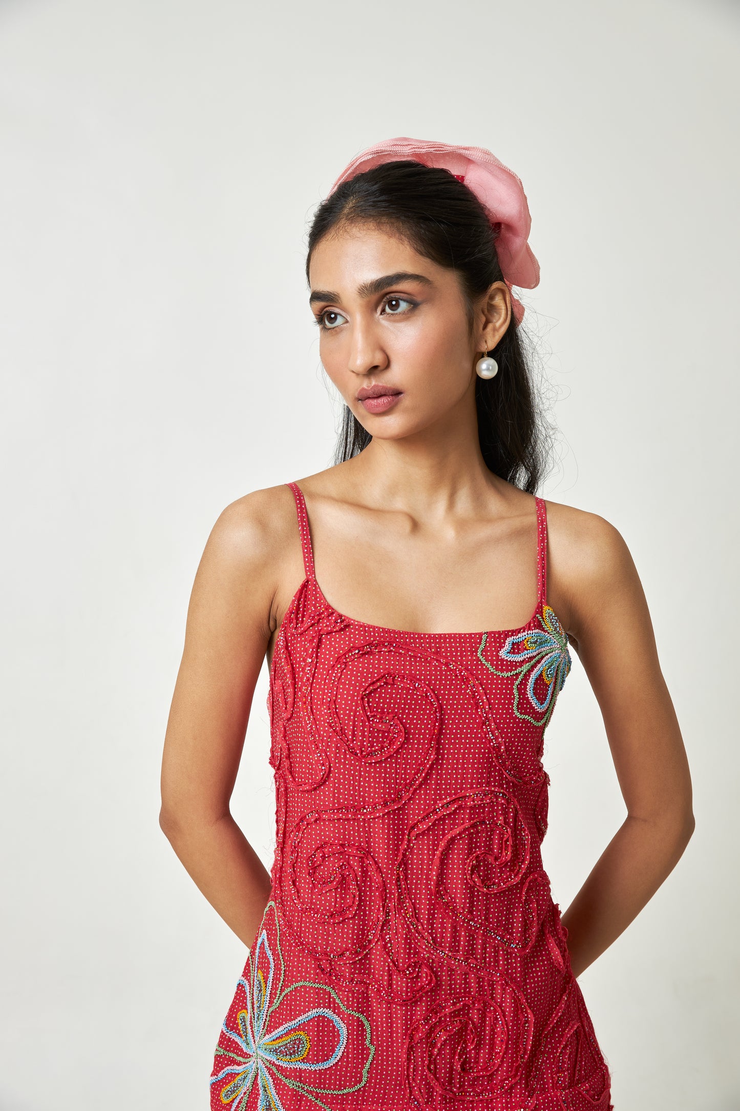 Hibisca Embroidered Dress