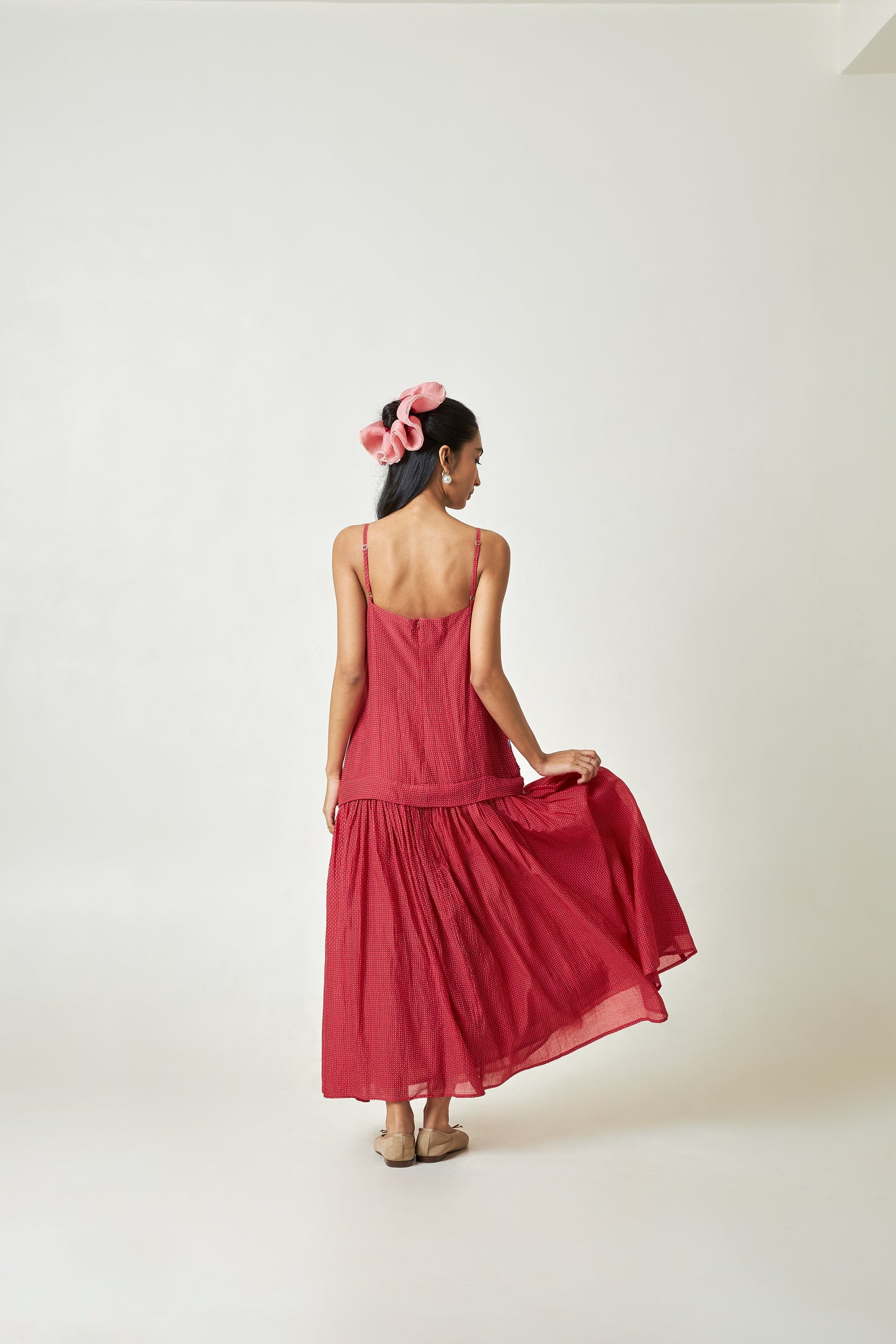 Hibisca Embroidered Dress