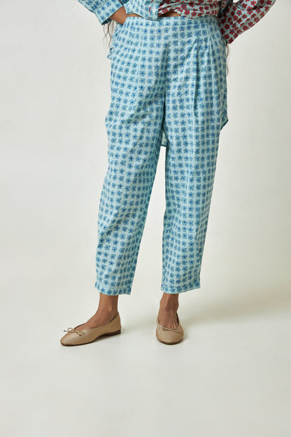 Tropique Block Printed Co-ord Set- Set of 2