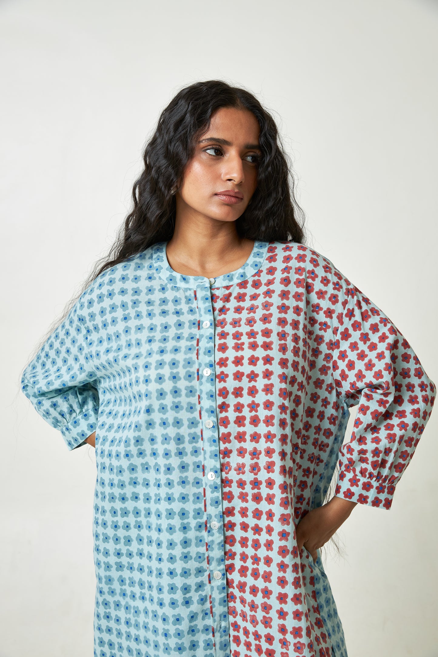 Tropique Block Printed Co-ord Set- Set of 2