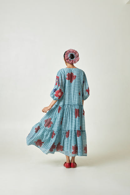 Seabreeze Block Printed Dress