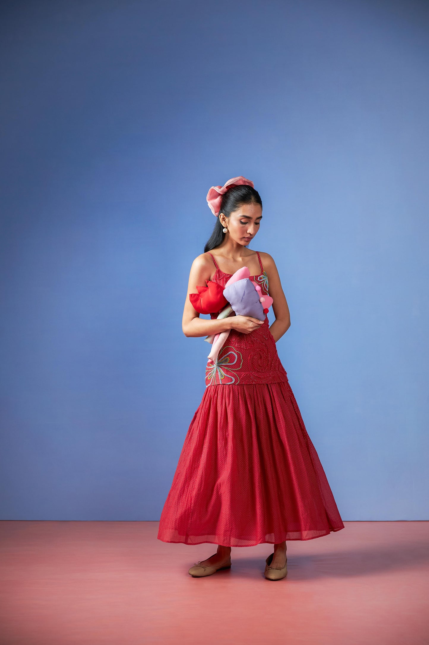 Hibisca Embroidered Dress