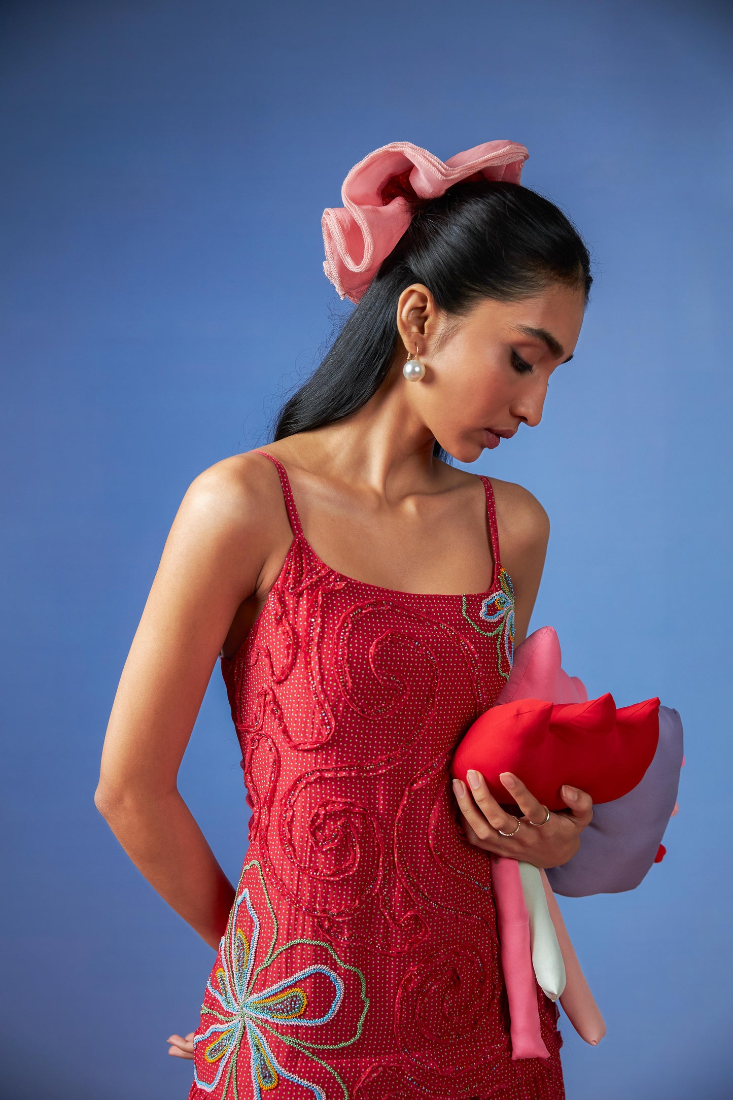 Hibisca Embroidered Dress