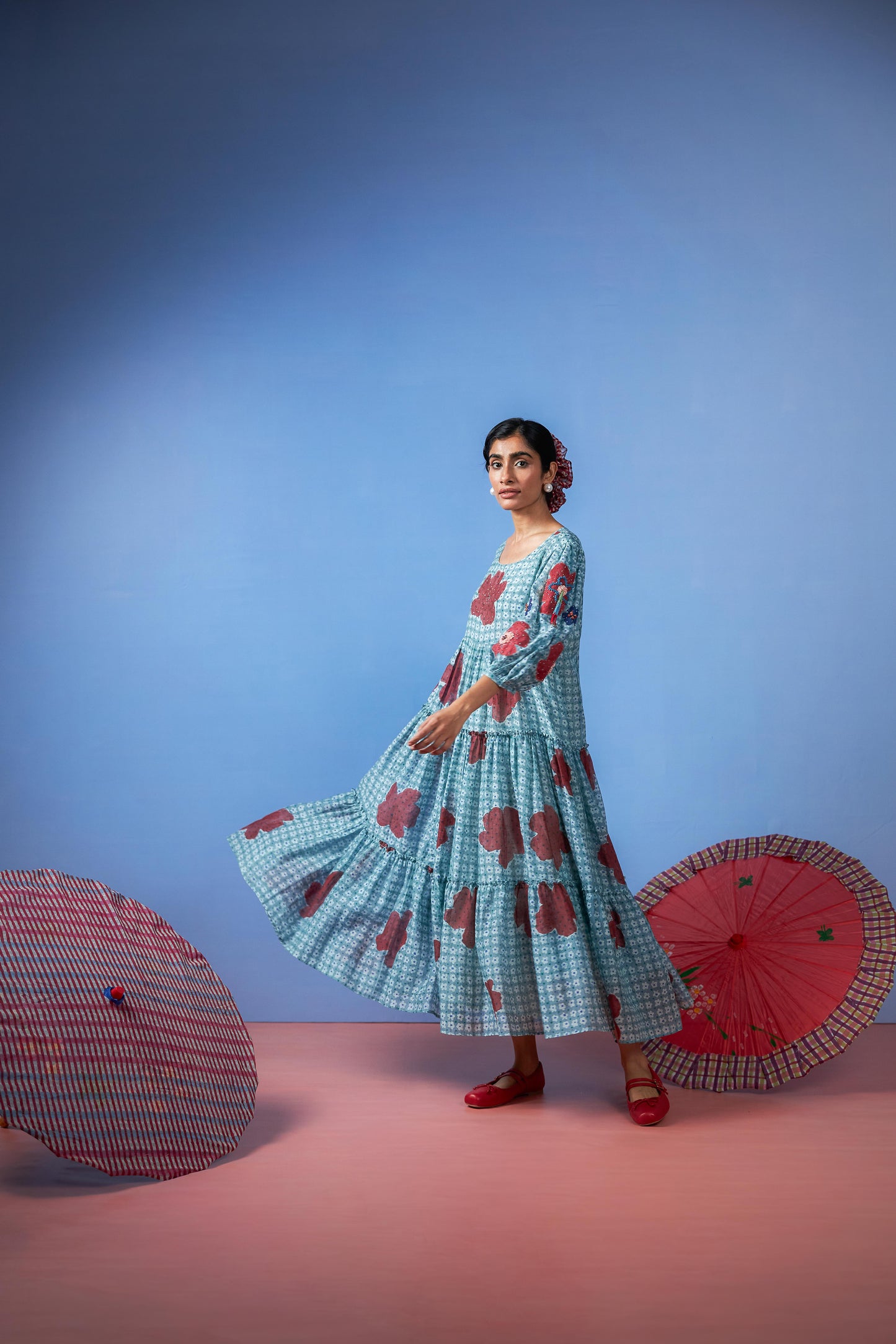 Seabreeze Block Printed Dress