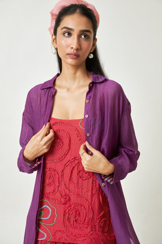 Iris Embroidered Shirt