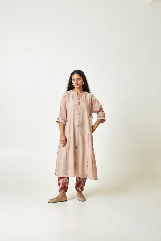 Soft Shore embroidered co-ord Set- Set of 2