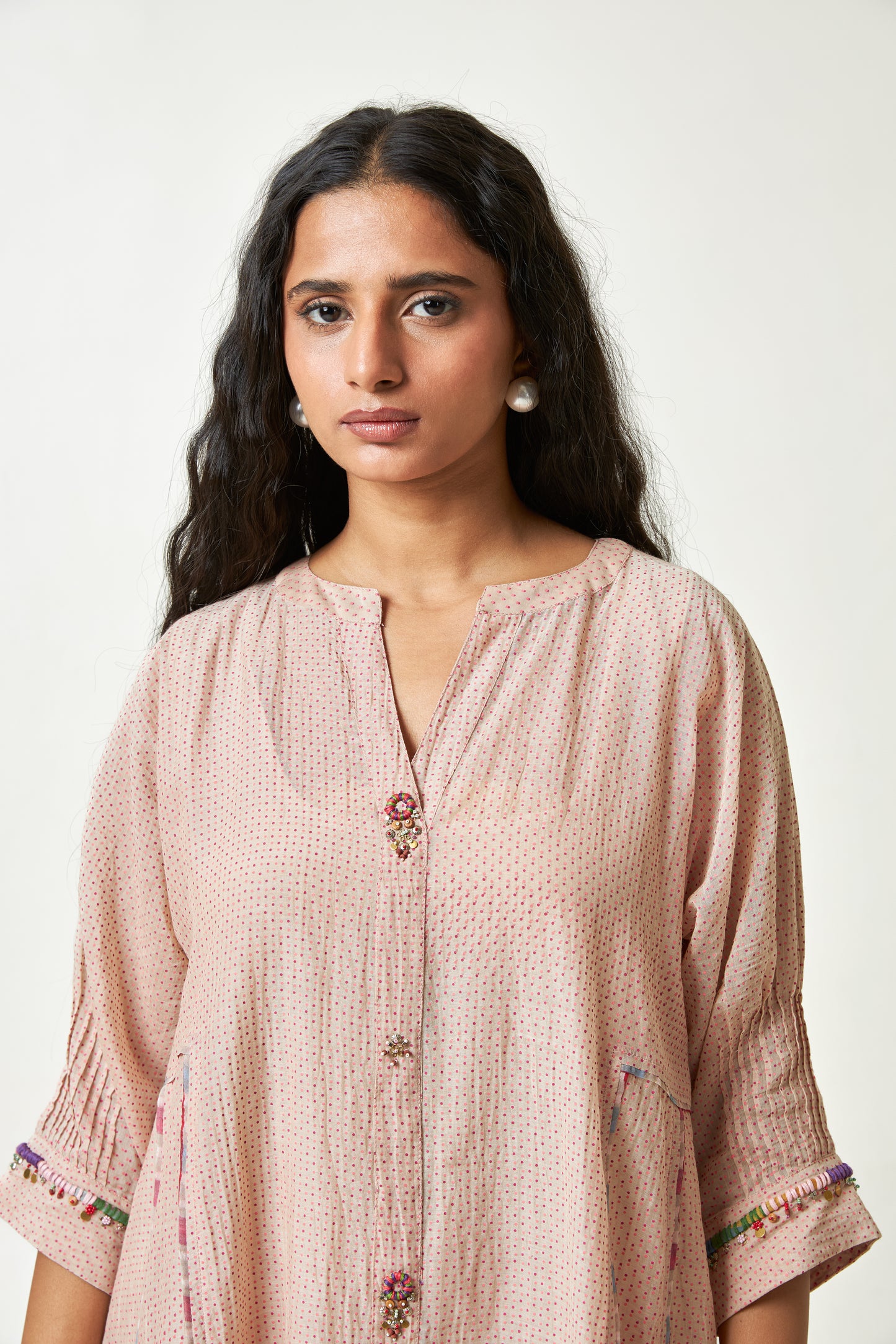 Soft Shore embroidered Tunic