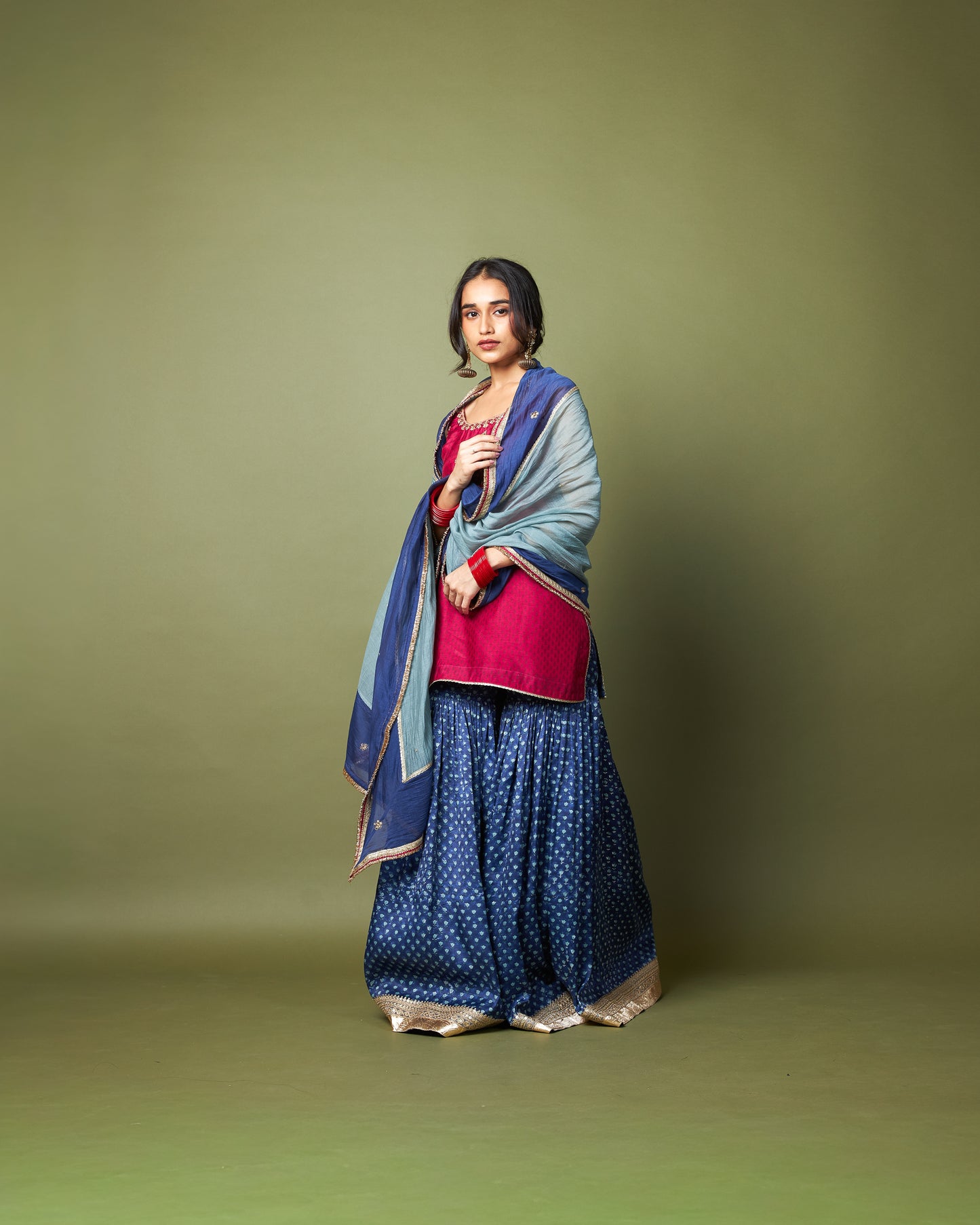 Neel kiran embroidered dupatta