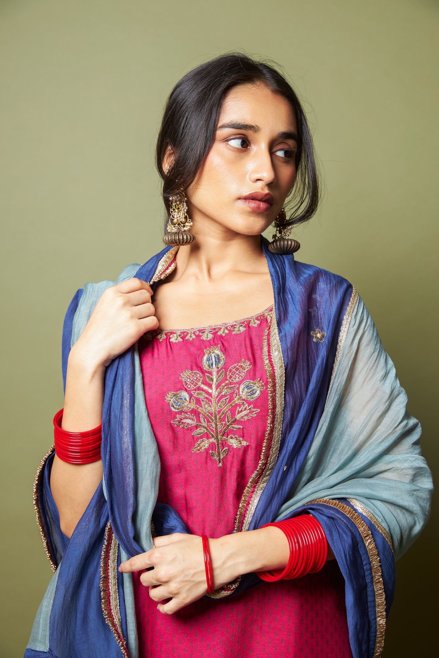 Neel kiran embroidered dupatta