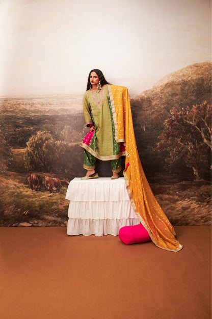 Ratna Pratha embroidered kurta set
