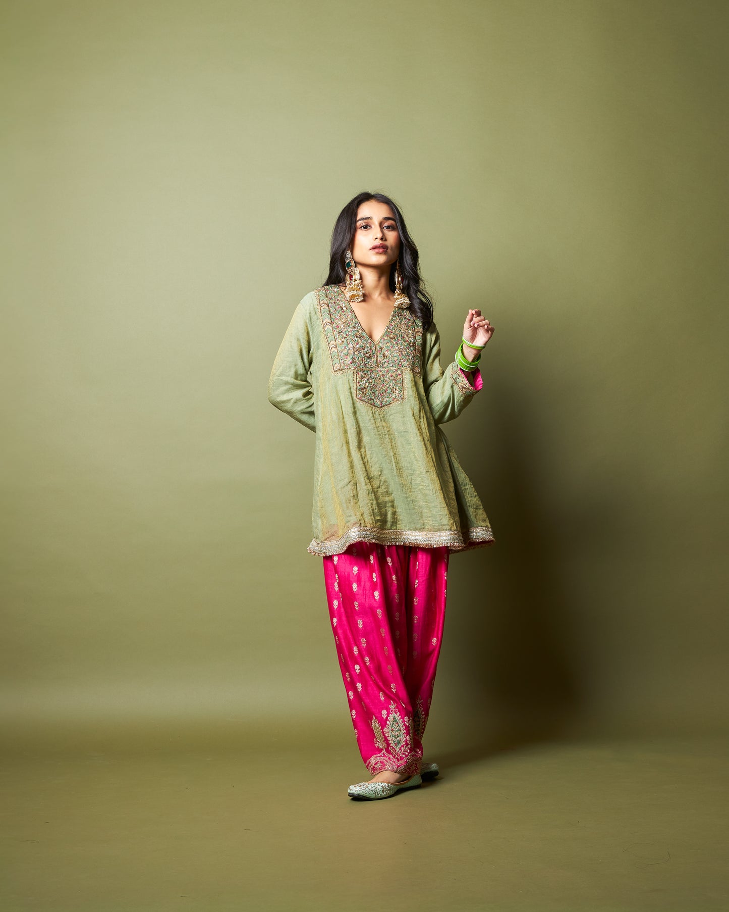 Kamalya embroidered kurta set