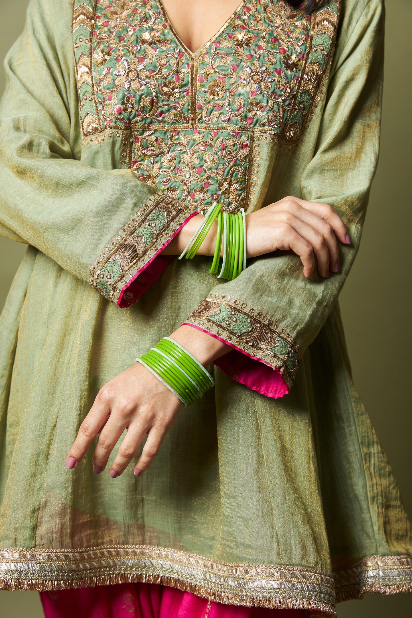 Kamalya embroidered kurta set