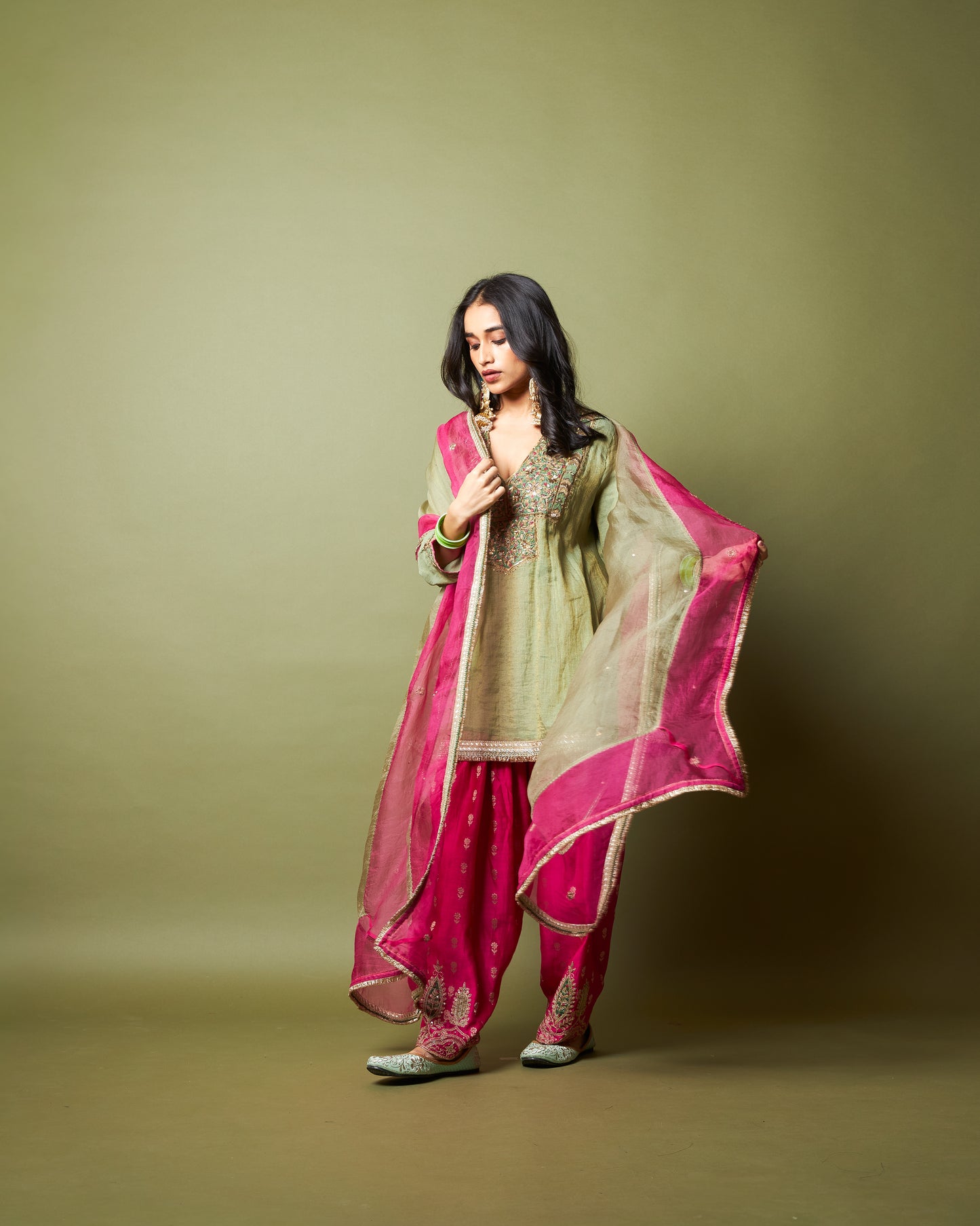 Kamalya embroidered kurta set