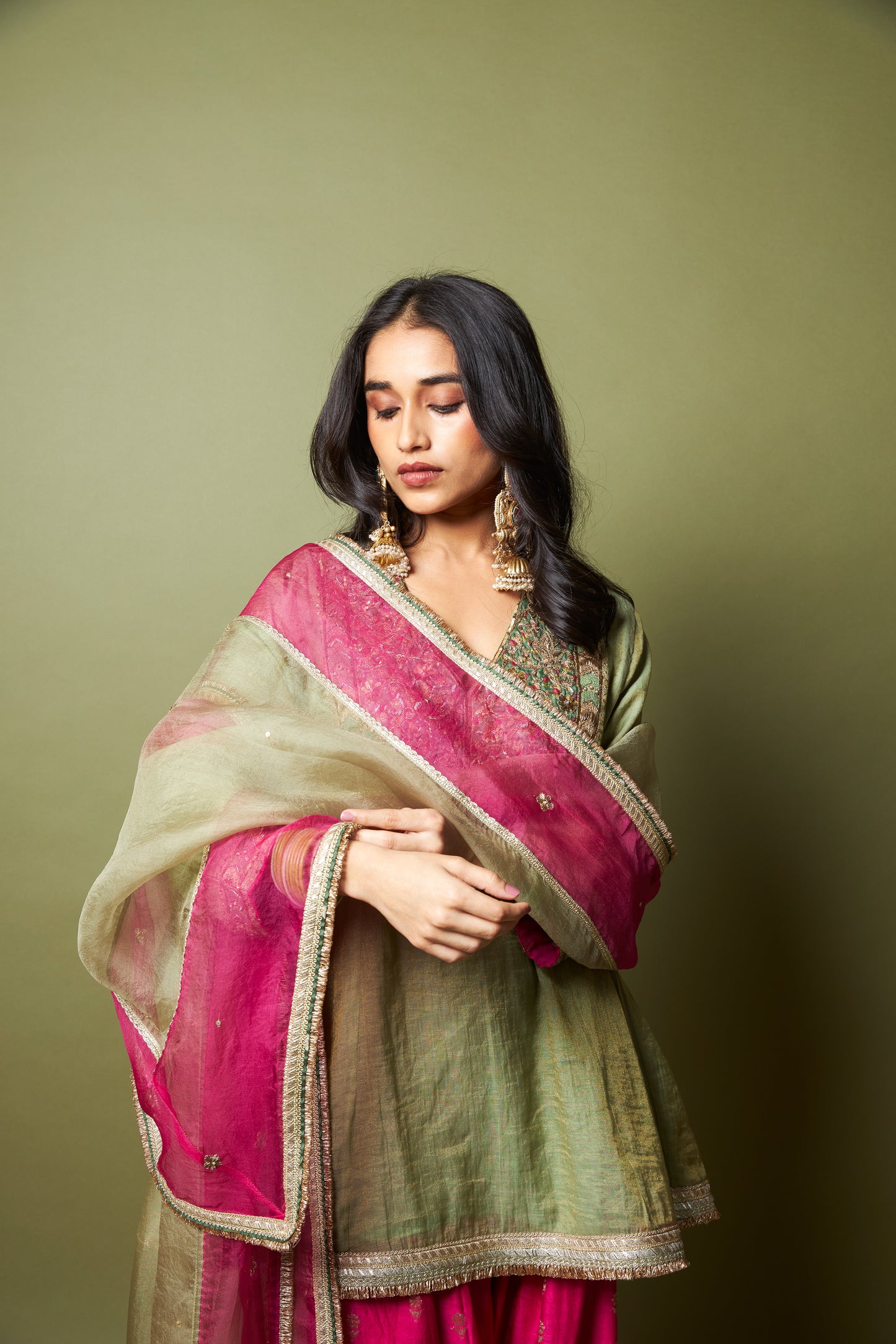 Kamalya embroidered dupatta