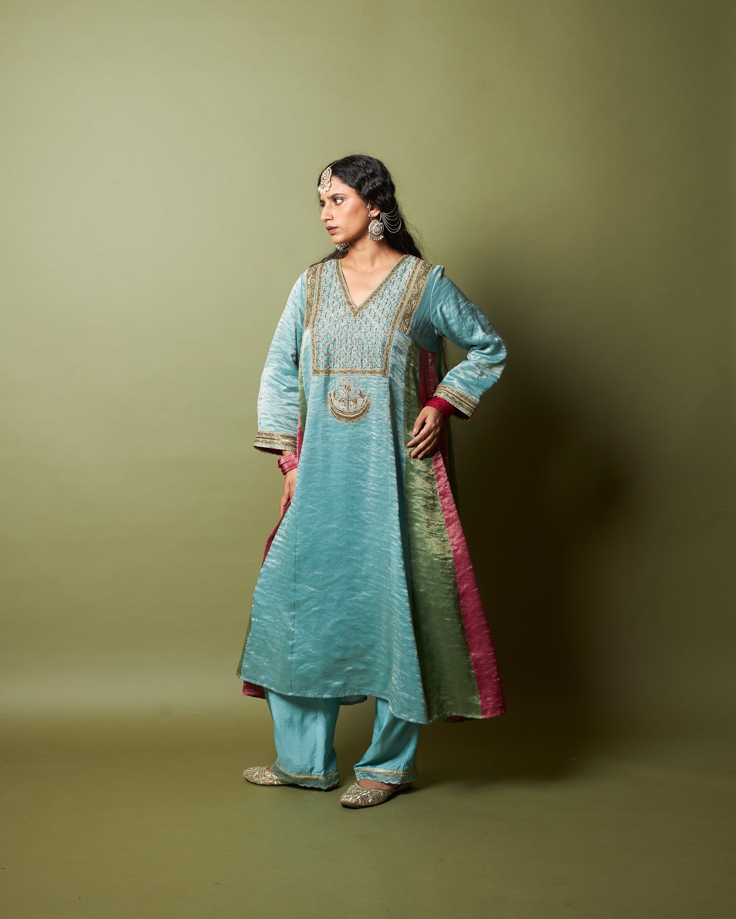 Firoza embroidered kurta